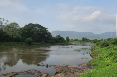 Ulhas Rivertouch 8 Acre Land for sale 10 km from Karjat Station.